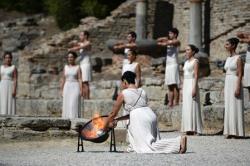 В греческой Олимпии зажжен огонь зимних Игр 2018 года, которые пройдут в Пхенчхане